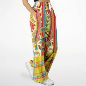 Ashbury Heights Paisley Eco-Poly Stretchy Phat Bellbottoms