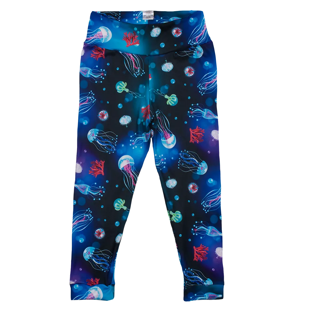 Bumblito Leggings- Ocean Blooms