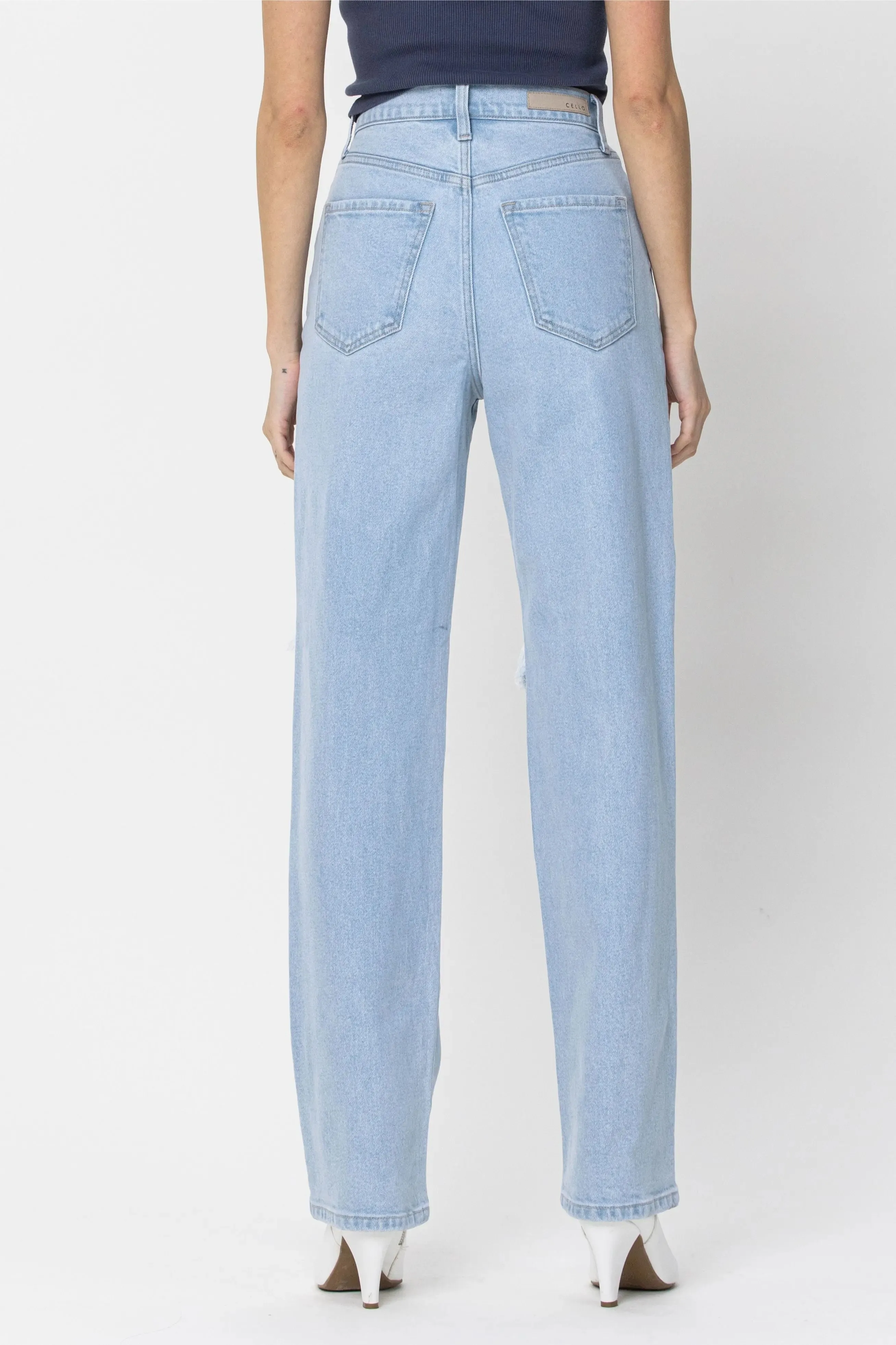 Cello Jeans Super High Rise Destroy Dad Jean  Effortlessly Cool, Comfortably Chic