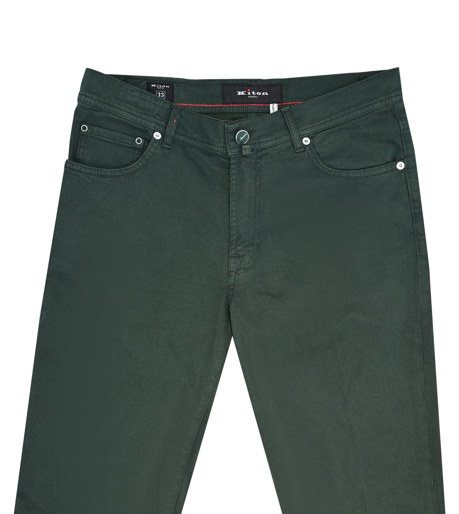 KITON Cotton/Cashmere 5-Pocket Pant