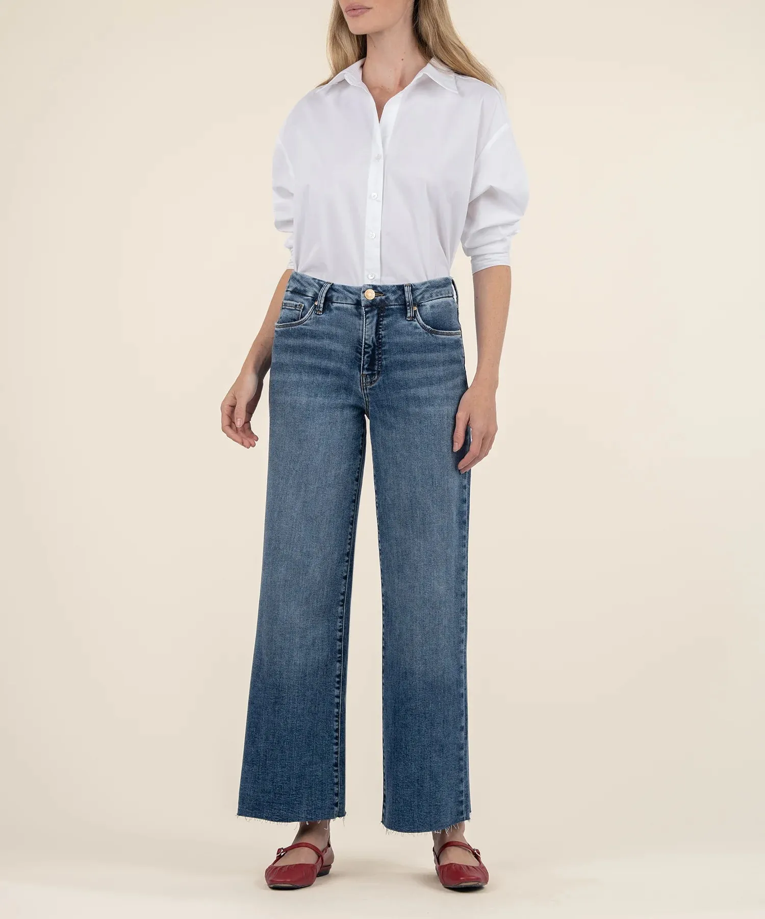 Meg High Rise Fab AB Wide Leg Pant [Family W Medium-KG1516MG9]