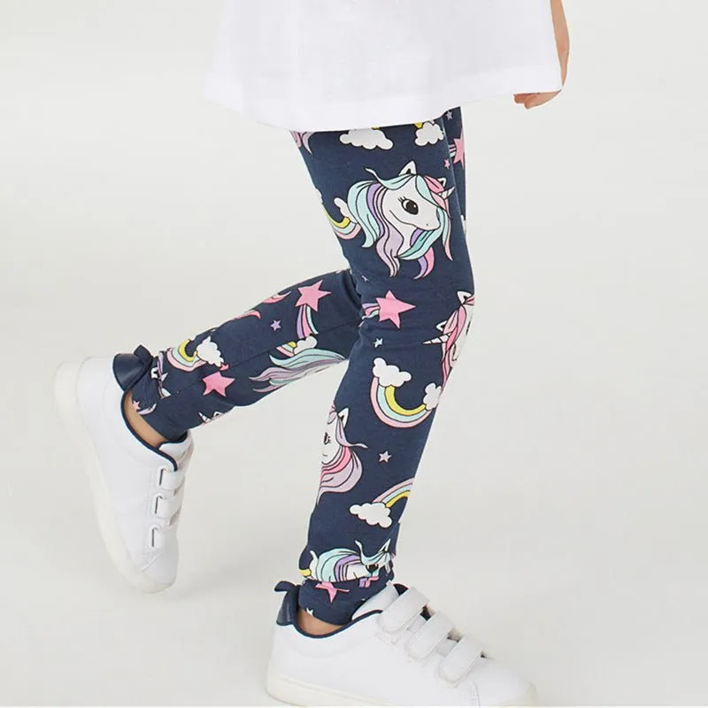 Toddler/Kid Girl's Lovely Unicorn Print Design Leggings
