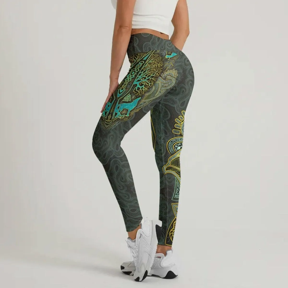 Viking Wildlife Natural Leggings