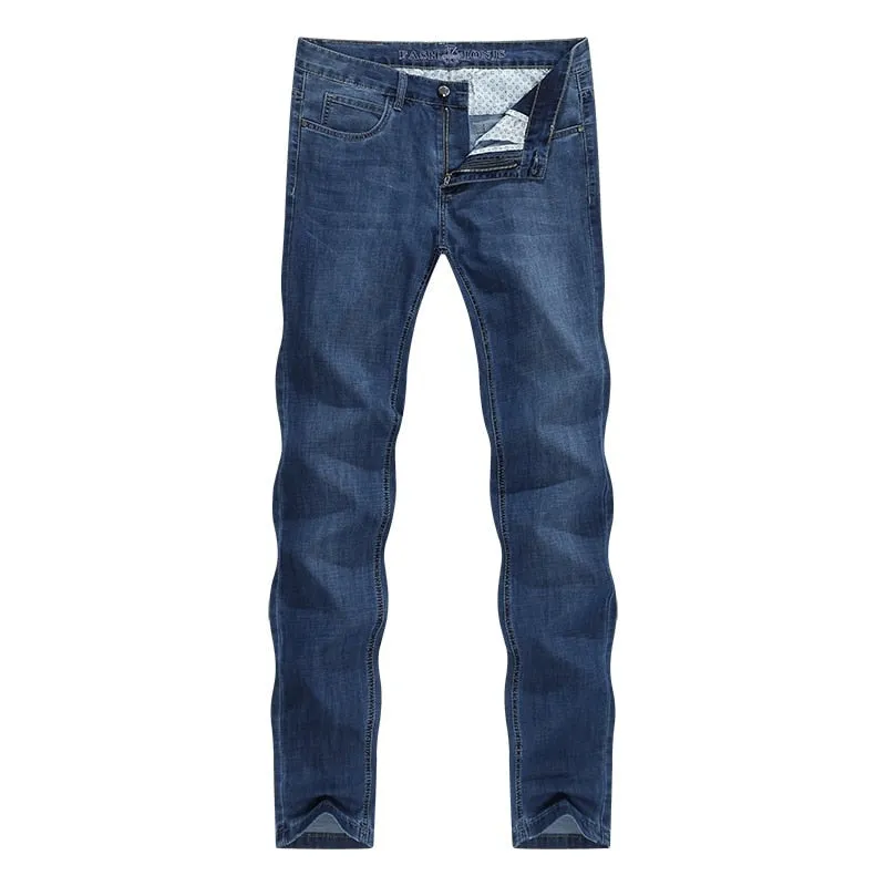 West Louis Summer Regular Fit Lightweight Blue Jeans