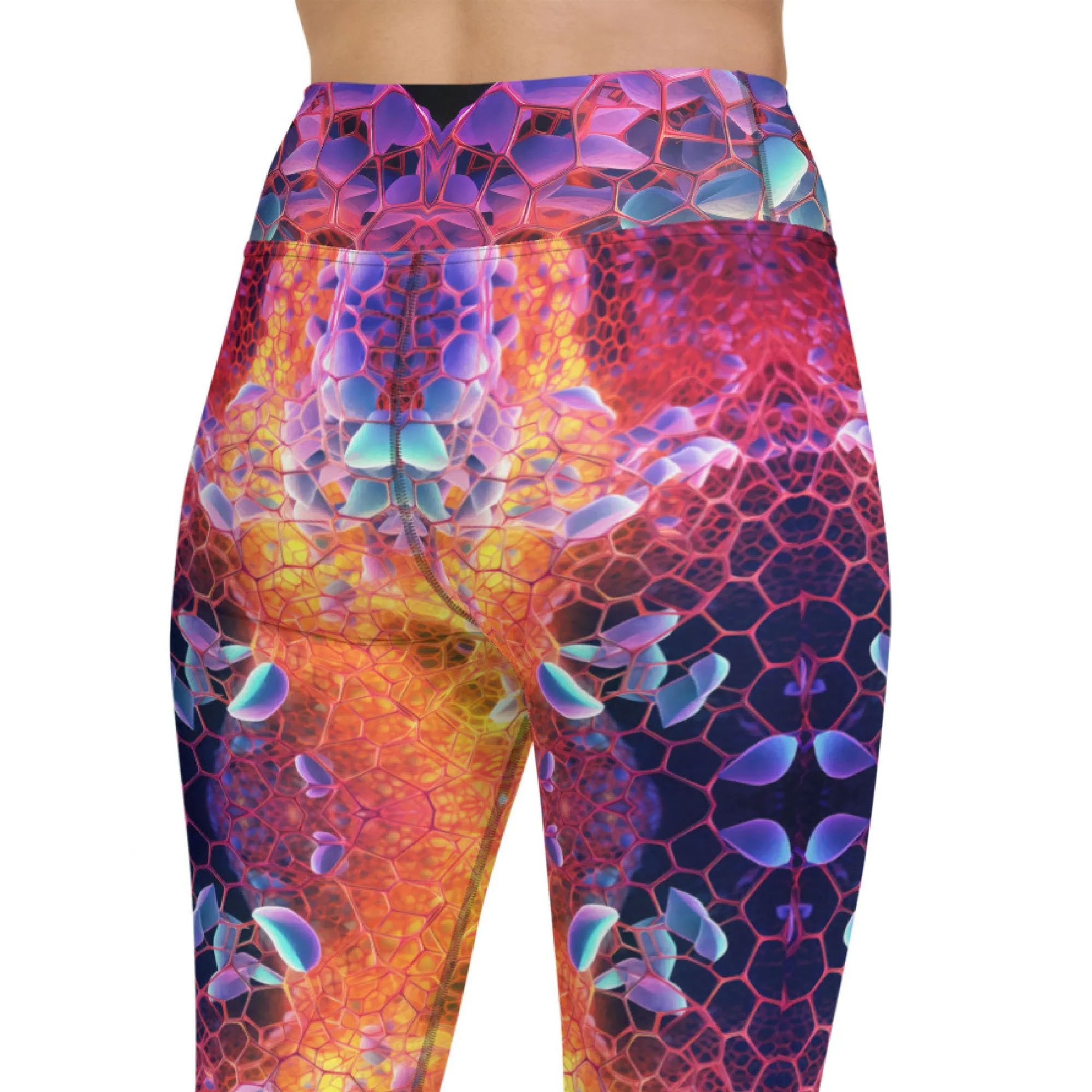 Yoga Capri Leggings Biological Obstacles